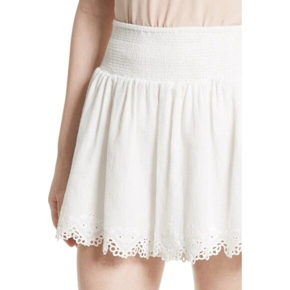 Rebecca Taylor Embroidered Trim Flowy Shorts - Picture 4 of 10